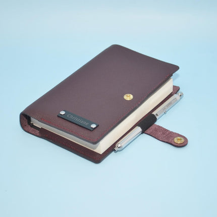 Leder Tagebuchhülle A6 – Reisetagebuch Cover, Italienisches Nappa, Gravur möglich, Nachfüllbar (Made in Germany) kaufen bei Linkreich – Jetzt entdecken!