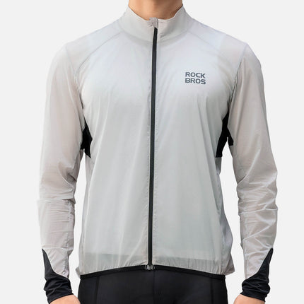 Leichte Fahrradjacke Atmungsaktiv Reflektierend Grau Herren (Fahrradjacke) kaufen bei Linkreich – Jetzt entdecken!