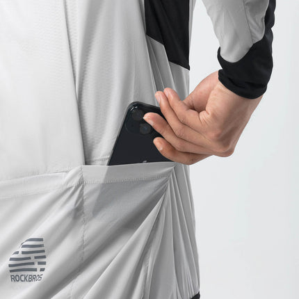 Leichte Fahrradjacke Atmungsaktiv Reflektierend Grau Herren (Fahrradjacke) kaufen bei Linkreich – Jetzt entdecken!