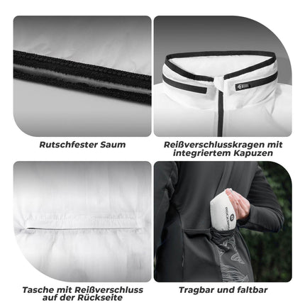 Leichte Fahrradjacke Nachleuchtend Faltbar Sommer Herren/Damen (Fahrradjacke) kaufen bei Linkreich – Jetzt entdecken!