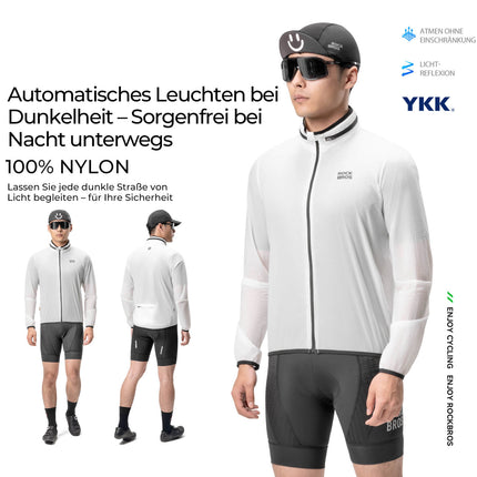 Leichte Fahrradjacke Nachleuchtend Faltbar Sommer Herren/Damen (Fahrradjacke) kaufen bei Linkreich – Jetzt entdecken!