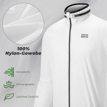 Leichte Fahrradjacke Nachleuchtend Faltbar Sommer Herren/Damen (Fahrradjacke) kaufen bei Linkreich – Jetzt entdecken!