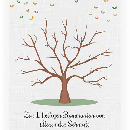 SEO. Leinwand als Gästebuch zur Kommunion - Linkreich