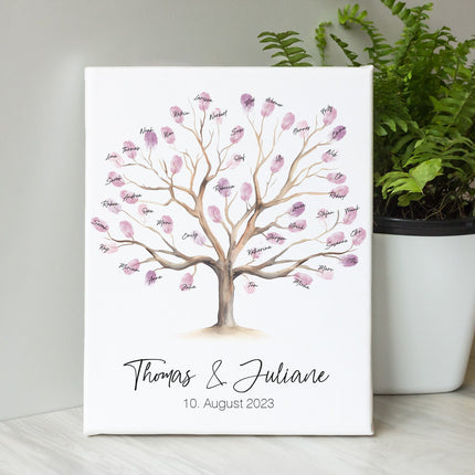 SEO. Leinwand - Gästebuch zur Hochzeit - Hochzeitsbaum - Linkreich
