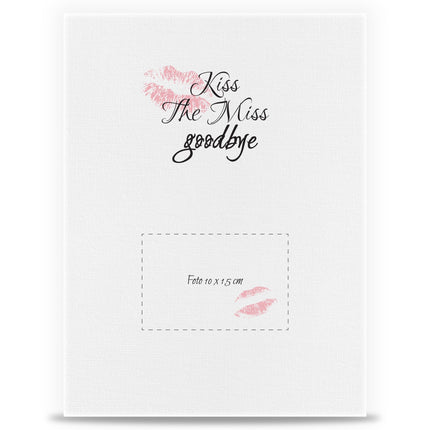 SEO. Leinwand Kiss the Miss Goodbye - Linkreich