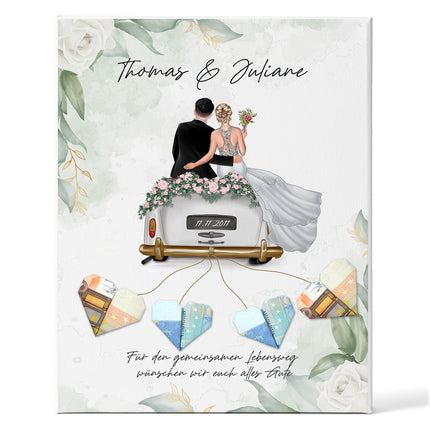 SEO. Leinwand mit Konfiguration - Hochzeitsauto - Linkreich