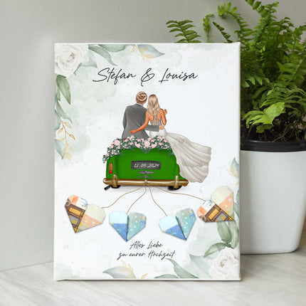 SEO. Leinwand mit Konfiguration - Hochzeitsauto - Linkreich