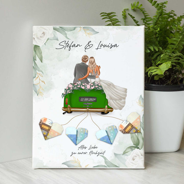 SEO. Leinwand mit Konfiguration - Hochzeitsauto - Linkreich