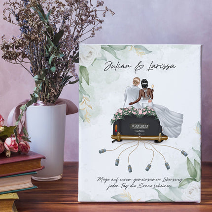 SEO. Leinwand mit Konfiguration - Hochzeitsauto - Linkreich