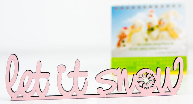 SEO. Leit it snow Deko Schriftzug - Linkreich