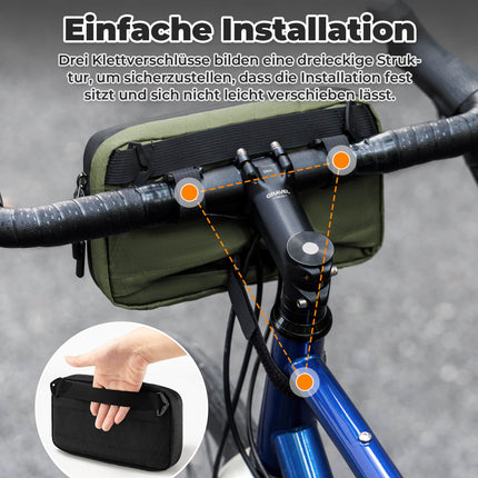 Lenkertasche Fahrradtasche mit Schultergurt 2,1L (Fahrradtaschen) kaufen bei Linkreich – Jetzt entdecken!