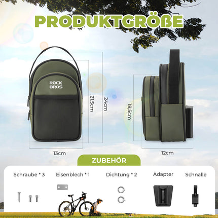 Lenkertasche für Klapprad/Brompton 1,8L (Fahrradtaschen) kaufen bei Linkreich – Jetzt entdecken!