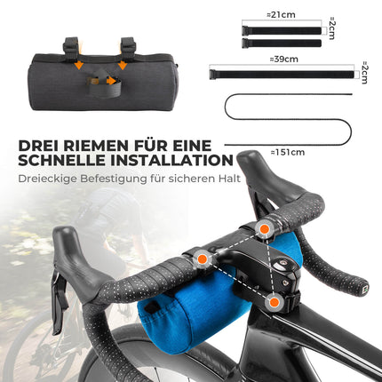 Lenkertasche Klein mit Schultergurt 2L/3,6L - SketchRide Series (Fahrradtaschen) kaufen bei Linkreich – Jetzt entdecken!