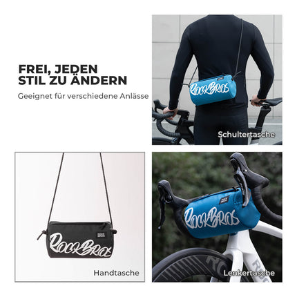 Lenkertasche Klein mit Schultergurt 2L/3,6L - SketchRide Series (Fahrradtaschen) kaufen bei Linkreich – Jetzt entdecken!