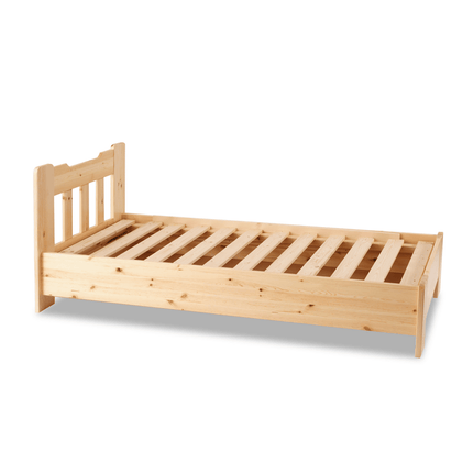 SEO. Leo Kieferbett mit Bettkasten | Massivholz | Naturholz | 100% Bio - Bett inkl. Lattenrost - 90 x 200 cm Linkreich