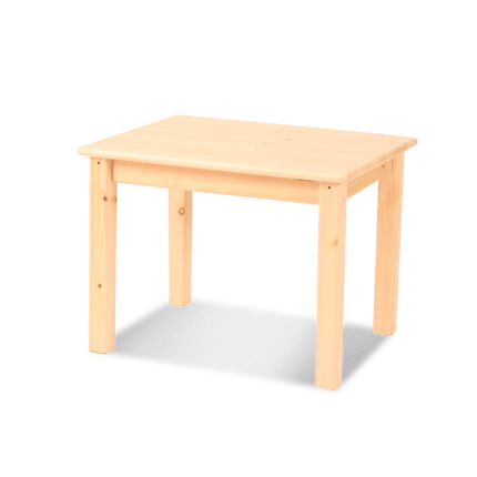 SEO. Leo Kinder Tisch | Spieltisch | Kiefer Massivholz | 100% Bio Massivholz - Natur Linkreich