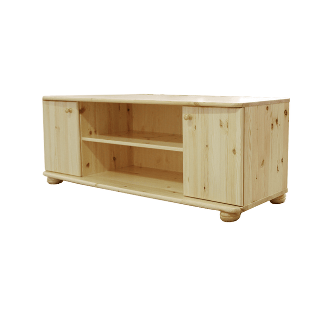 SEO. Leo TV - Lowboard 131er/151er/171er | 100% Bio Kiefer Massivholz - Natur Linkreich