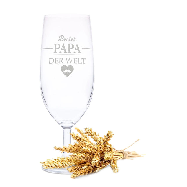 SEO. Leonardo Bierglas mit Gravur "Bester Papa der Welt" - Linkreich