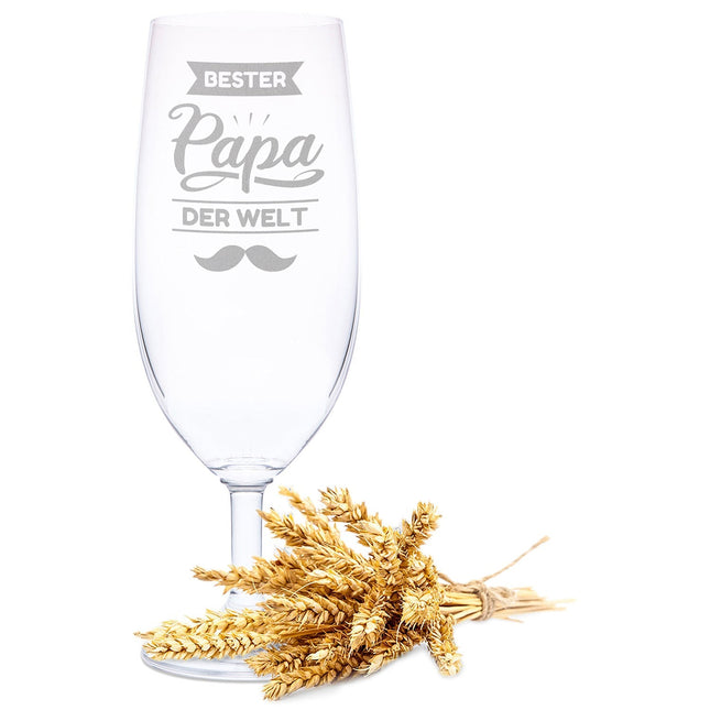 SEO. Leonardo Bierglas mit Gravur "Bester Papa der Welt V2" - Linkreich