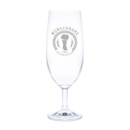 SEO. Leonardo Bierglas mit Gravur "Bierkenner" - Linkreich