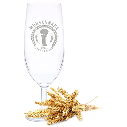 SEO. Leonardo Bierglas mit Gravur "Bierkenner" - Linkreich