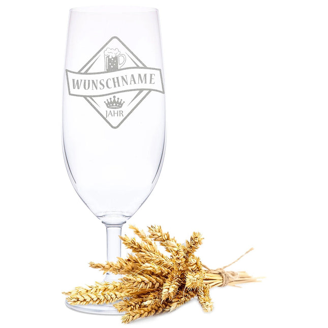 SEO. Leonardo Bierglas mit Gravur "Bierkenner + Wunschname" - Linkreich