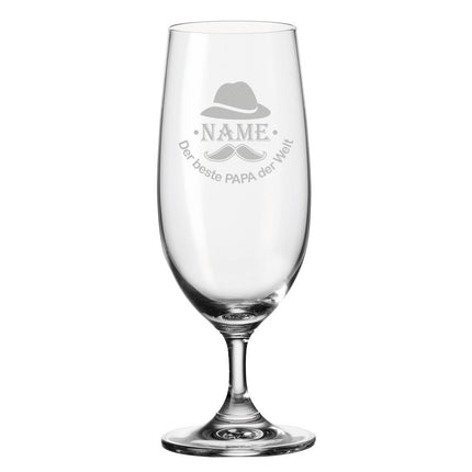 SEO. Leonardo Bierglas mit Gravur "Der beste Papa der Welt" - Linkreich