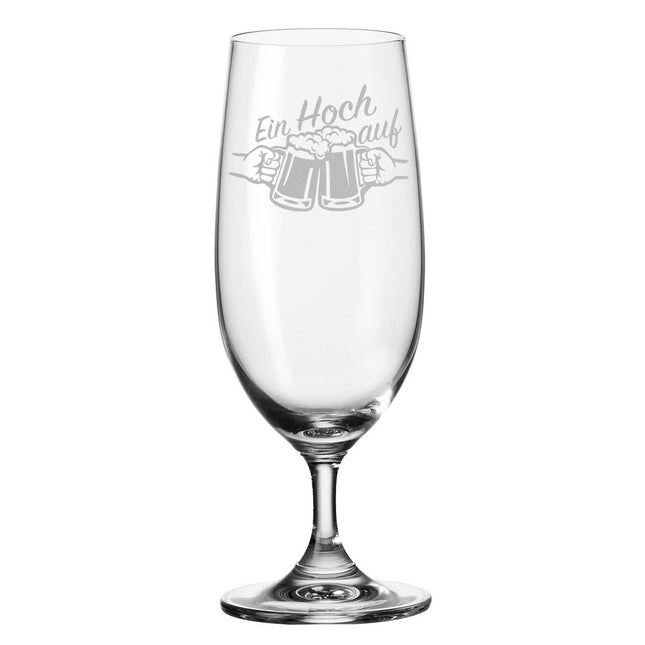 SEO. Leonardo Bierglas mit Gravur "Ein Hoch auf" - Linkreich