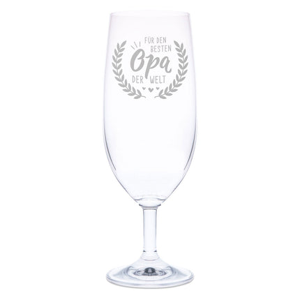 SEO. Leonardo Bierglas mit Gravur "Für den besten Opa der Welt" - Linkreich