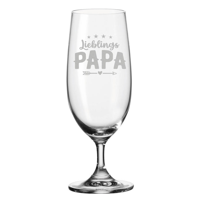 SEO. Leonardo Bierglas mit Gravur "Lieblings Papa" - Linkreich