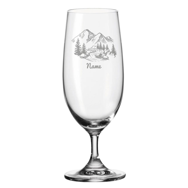SEO. Leonardo Bierglas mit Gravur "Mountain" mit Namen - Linkreich