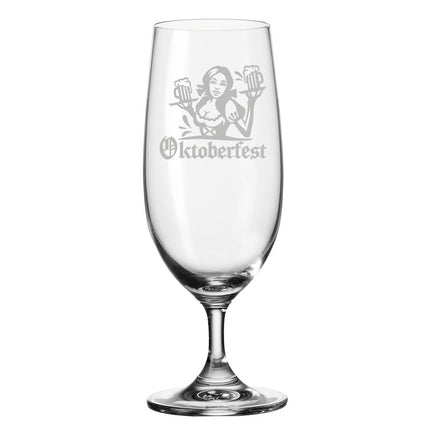 SEO. Leonardo Bierglas mit Gravur "Oktoberfest Madl" - Linkreich