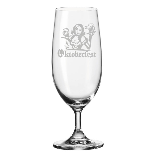 SEO. Leonardo Bierglas mit Gravur "Oktoberfest Madl" - Linkreich