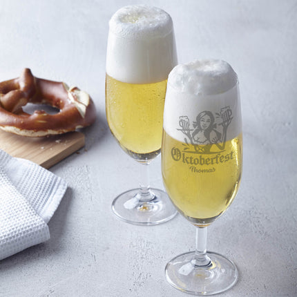 SEO. Leonardo Bierglas mit Gravur "Oktoberfest Madl" mit Namen - Linkreich