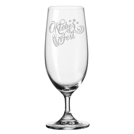 SEO. Leonardo Bierglas mit Gravur "Oktoberfest Schriftzug" - Linkreich