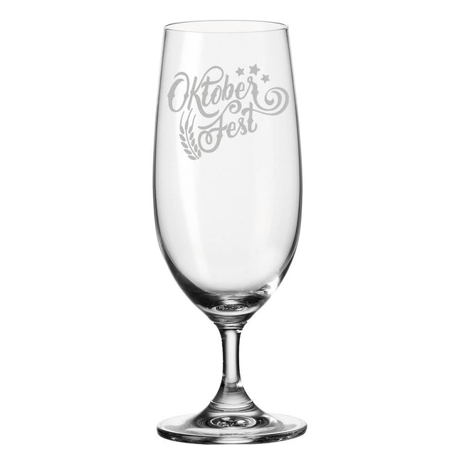 SEO. Leonardo Bierglas mit Gravur "Oktoberfest Schriftzug" - Linkreich