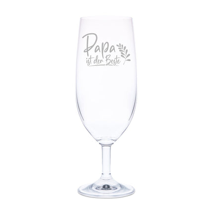 SEO. Leonardo Bierglas mit Gravur "Papa ist der Beste" - Linkreich