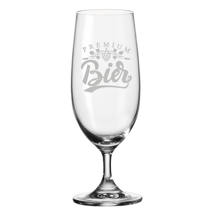 SEO. Leonardo Bierglas mit Gravur "Premium Bier" - Linkreich