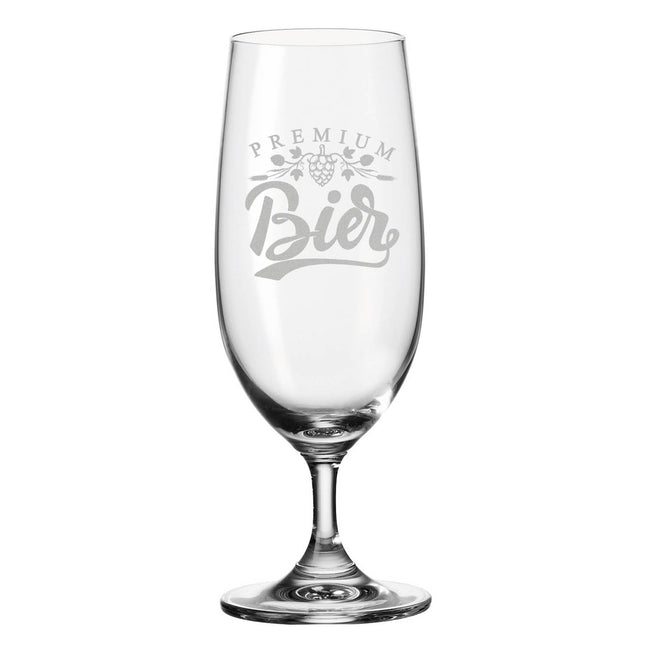 SEO. Leonardo Bierglas mit Gravur "Premium Bier" - Linkreich