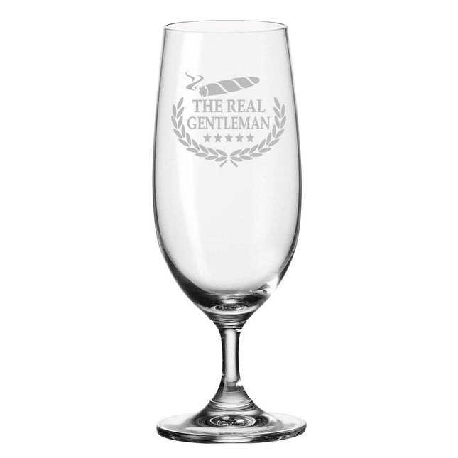 SEO. Leonardo Bierglas mit Gravur "The real gentleman" - Linkreich