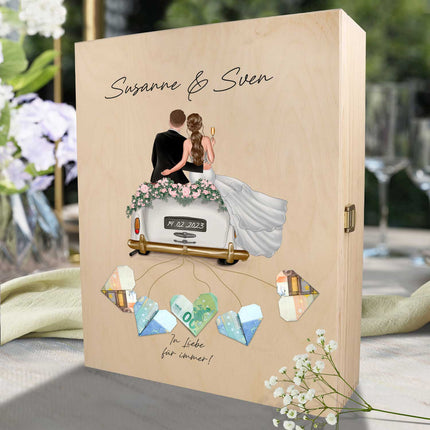 SEO. Leonardo Gläser mit Gravur - Hochzeitsauto & Wedding Love als Set - Puccini Linkreich