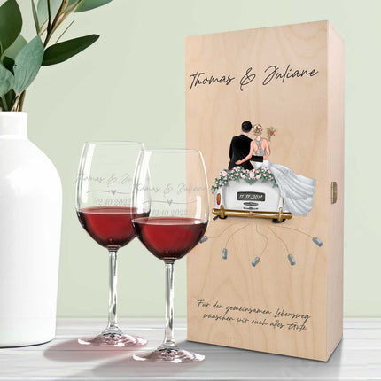 SEO. Leonardo Gläser mit Gravur - Hochzeitsauto & Wedding Love als Set - Daily Linkreich