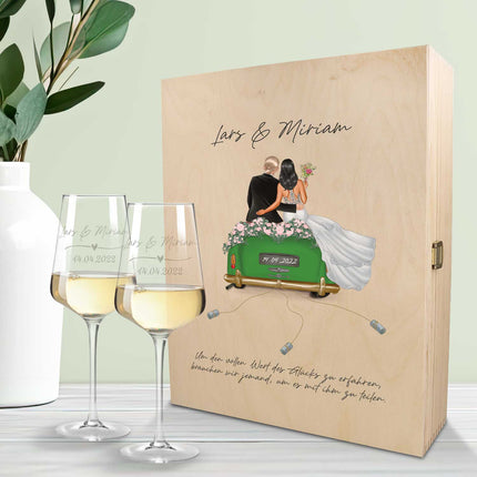 SEO. Leonardo Gläser mit Gravur - Hochzeitsauto & Wedding Love als Set - Daily Linkreich