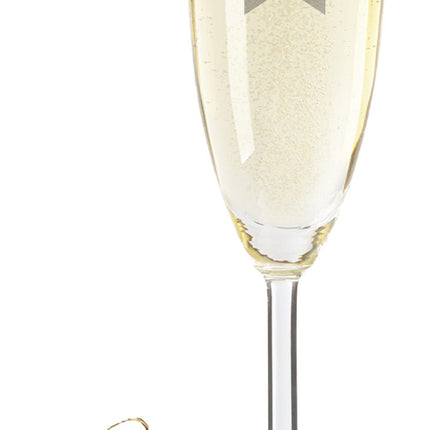 SEO. Leonardo Glas mit Gravur - "Elegant" - Sekt Linkreich