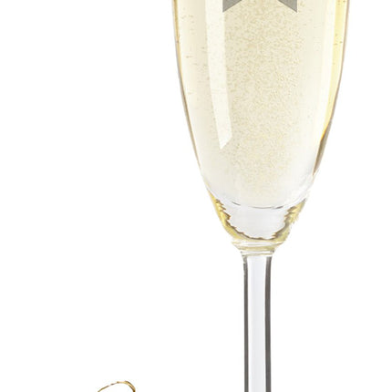 SEO. Leonardo Glas mit Gravur - "Elegant" - Sekt Linkreich