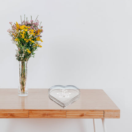 SEO. Leonardo Herz Glas Box mit Aufdruck "Beste Mama der Welt" - Linkreich