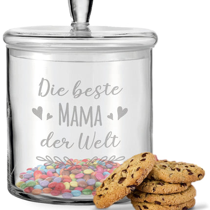 SEO. Leonardo Keksglas mit Gravur "Beste Mama der Welt" - Linkreich
