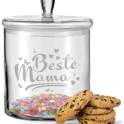 SEO. Leonardo Keksglas mit Gravur "Beste Mama" - Linkreich