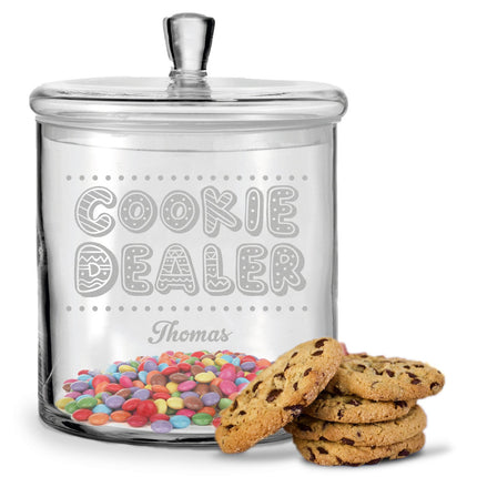 SEO. Leonardo Keksglas mit Gravur "Cookie Dealer" - Linkreich