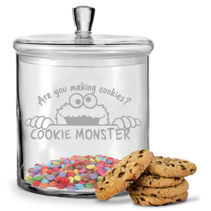 SEO. Leonardo Keksglas mit Gravur "Cookie Monster" - Linkreich